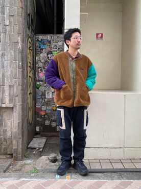 「キャルオーライン」｜Funachangさん（メンズ・177cm）の冬コーディネート