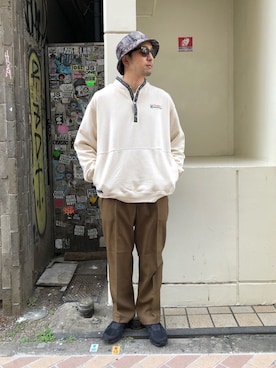 「COBRA CAPS（コブラキャップス）のアイテム」を使った、Funachangさん（メンズ・177cm）の春コーディネート