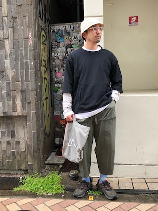 パンツ nagonstans tuck pocket pants tuck pocket pants｜S｜Black｜trousers｜någonstans official