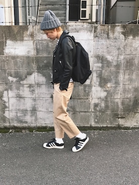 「Scye（サイ）のアイテム（パンツ）」を使った、RENAさん（レディース・159cm）の春コーディネート