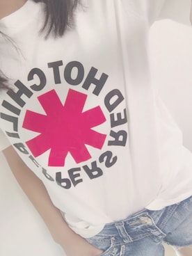 「BACKS（バックス）のアイテム（パンツ）」を使った、honokaさん（レディース・156cm）の夏コーディネート