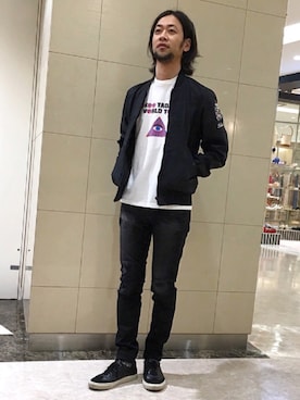 「横尾忠則」｜Mさん（メンズ・175cm）の春コーディネート