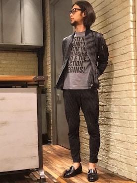 Mさん（メンズ・175cm）の秋コーディネート