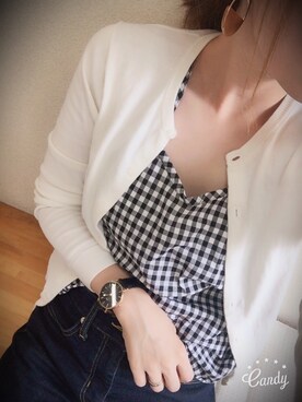 「Handmade（ハンドメイド）のアイテム（キャミソール、その他）」を使った、Non'sさん（レディース・153cm）の夏コーディネート