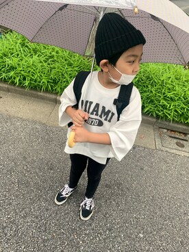「こども ビームス（コドモビームス）のアイテム（雑貨/ホビー）」を使った、おみこさん（キッズ・125cm）の春コーディネート