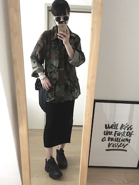 「Jonnlynx（ジョンリンクス）のアイテム（ワンピース/ドレス）」を使った、NKCさん（レディース・158cm）の春コーディネート