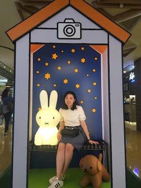「PROENZA SCHOULER（プロエンザ スクーラー）のアイテム（ショルダーバッグ、ブラック系）」を使った、니콜さん（レディース・160cm）の春コーディネート
