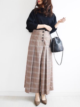 「RACEA（ラシア）のアイテム」を使った、tomomiyu0920さん（レディース・157cm）の秋コーディネート