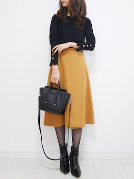 tomomiyu0920さん（レディース・157cm）の冬コーディネート