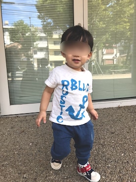 「おさんぽ」｜junさん（キッズ・80cm）の秋コーディネート