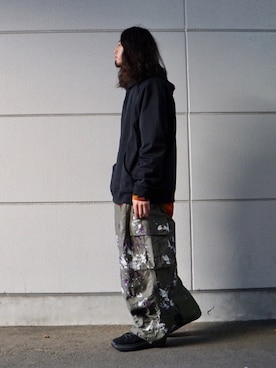 「AiE（エーアイイー）のアイテム」を使った、TENMAYAさん（メンズ・175cm）の夏コーディネート