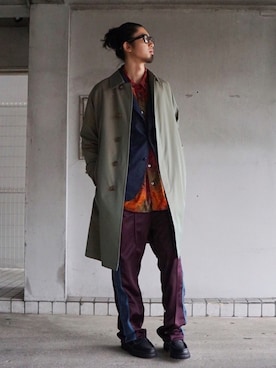 「Paraboot（パラブーツ）のアイテム（ローファー）」を使った、TENMAYAさん（メンズ・175cm）の春コーディネート