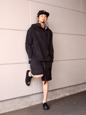 「TAKAHIROMIYASHITATheSoloIst.（タカヒロミヤシタザソロイスト）のアイテム（シューズ）」を使った、TENMAYAさん（メンズ・175cm）の夏コーディネート
