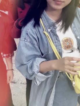 「アメリカン」｜「アイテム（ジャケット/アウター）」を使った、amiさん（レディース・158cm）の秋コーディネート
