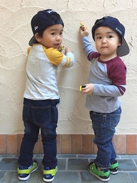 JUN☺︎さん（キッズ・90cm）の冬コーディネート