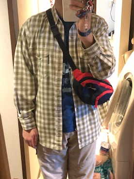 「phenix（フェニックス）のアイテム（パンツ）」を使った、人生捨てるっす🍄さん（メンズ・170cm）の夏コーディネート