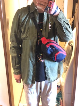 人生捨てるっす🍄さん（メンズ・170cm）の夏コーディネート