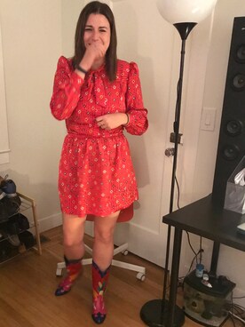 「pattern」｜「アイテム（シャツワンピース）」を使った、Candaceさん（レディース・173cm）の秋コーディネート