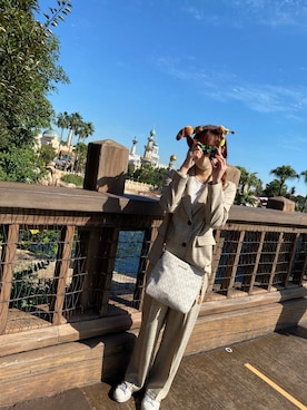 「DHOLIC（ディーホリック）のアイテム（その他アウター）」を使った、re-naさん（レディース・165cm）の秋コーディネート