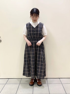 「アイテム（その他シューズ）」を使った、おゆいさん（レディース・150cm）の夏コーディネート