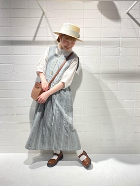 「アイテム（その他シューズ）」を使った、おゆいさん（レディース・150cm）の春コーディネート