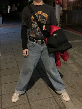 「cotton on（コットンオン）のアイテム」を使った、Yu Shan Shenさん（メンズ・173cm）の冬コーディネート