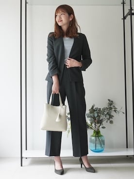 上田（ueda）さん（レディース・165cm）の秋コーディネート