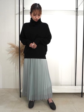 上田（ueda）さん（レディース・165cm）の冬コーディネート