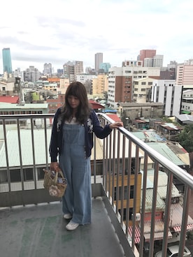 「lazybone（レイジーボーン）のアイテム」を使った、j-珍さん（レディース・155cm）の夏コーディネート