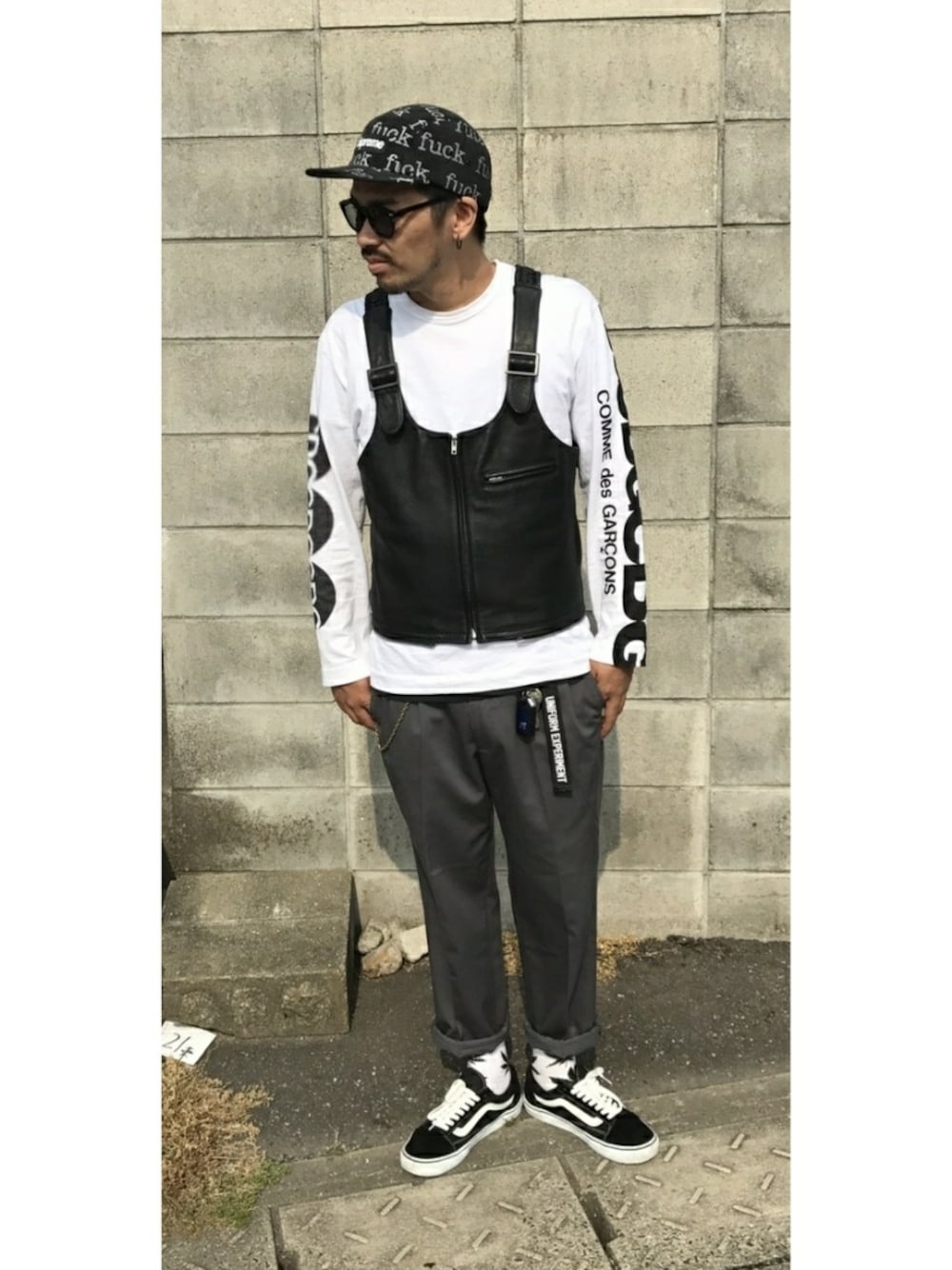 supreme レザーベスト Supreme/Toy Machine Faux Leather Vest | Supreme 24ss