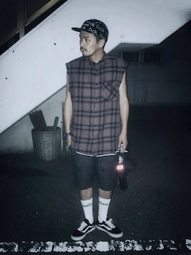 「アイテム（レッグウェア）」を使った、にいるさん（メンズ・178cm・30代）の夏コーディネート