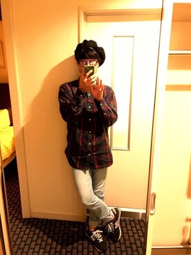 べーかつさん（メンズ・172cm）の秋コーディネート