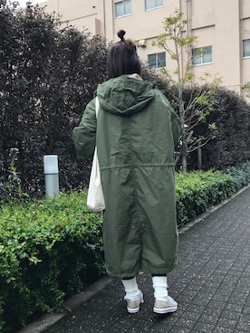 「タイツ×靴下」｜「アイテム（ジャケット/アウター）」を使った、rさん（レディース・157cm）の冬コーディネート