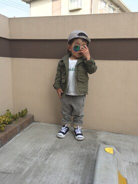 haruru1225さん（キッズ・90cm）の春コーディネート