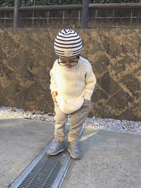 haruru1225さん(キッズ・90cm)の冬コーディネート