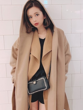 「DURAS（デュラス）のアイテム（その他アウター）」を使った、丸山慧子さん（レディース・162cm）の春コーディネート