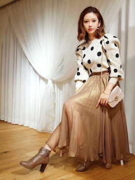 丸山慧子さんのコーディネート