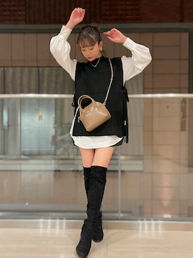 「ROYAL PARTY」｜丸山慧子さん（レディース・162cm・30代）の秋コーディネート