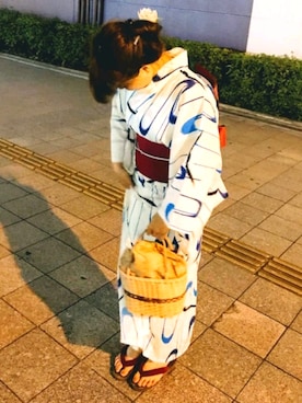 「夏祭り」｜fumieさん（レディース・158cm・30代）の夏コーディネート