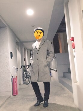 「お気に入りコーデ」｜「アイテム（ジャケット/アウター）」を使った、Ryuseiさん（メンズ・165cm）の冬コーディネート