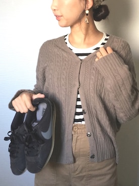 「emmaculate（エマキュレイト）のアイテム」を使った、しぃさん（レディース・153cm）の秋コーディネート