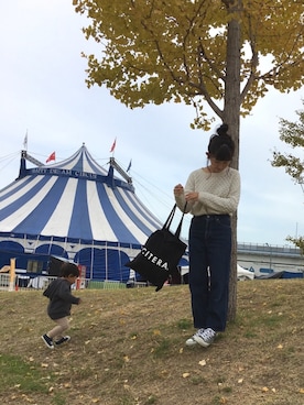 「CITERA（シテラ）のアイテム」を使った、しぃさん（レディース・153cm）の秋コーディネート