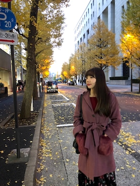 Nene mabuchi さん（レディース・165cm）の冬コーディネート