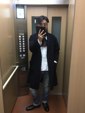 「CASPER JOHN AIVER（キャスパージョンアイバー）のアイテム（ブーツ）」を使った、しげさん（メンズ・177cm）の秋コーディネート