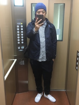 しげさん（メンズ・177cm）の春コーディネート