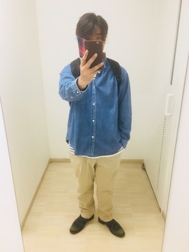 「SHIPS JET BLUE（シップスジェットブルー）のアイテム（タンクトップ）」を使った、しげさん（メンズ・177cm）の春コーディネート