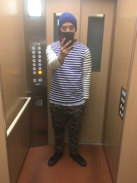 「SHIPS JET BLUE（シップスジェットブルー）のアイテム（タンクトップ）」を使った、しげさん（メンズ・177cm）の春コーディネート