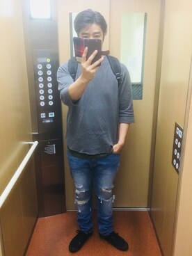 しげさん（メンズ・177cm）の春コーディネート