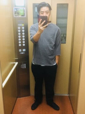 「SHIPS JET BLUE（シップスジェットブルー）のアイテム（タンクトップ）」を使った、しげさん（メンズ・177cm）の夏コーディネート