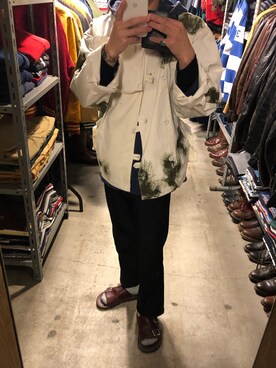 「Levis」｜「アイテム（その他アウター）」を使った、みーたくさん（メンズ・165cm）の春コーディネート